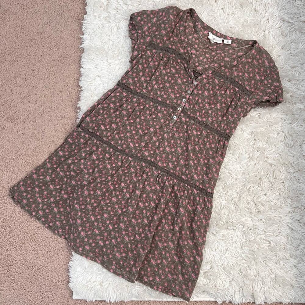 L.O.G.G. By H&M Floral Patterned Dress Size 8